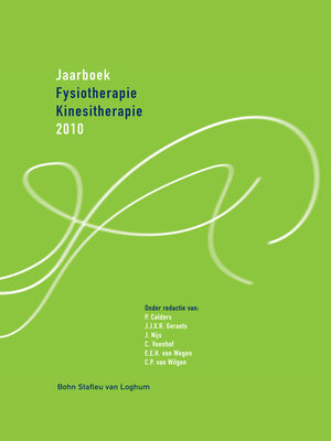 cover image of Jaarboek Fysiotherapie Kinesitherapie 2010